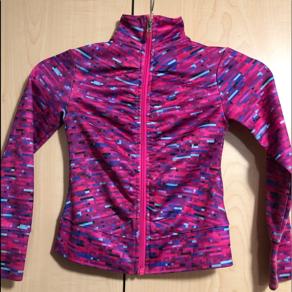 Multicolored Print Track Jacket